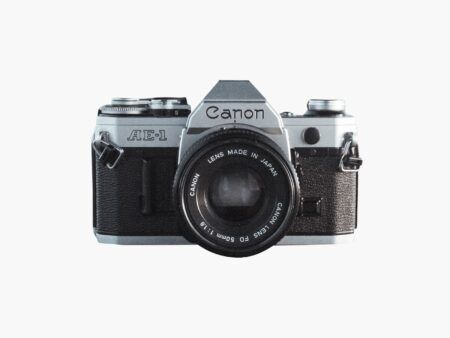 Canon AE-1 35 mm Film Camera + 50 mm 1:1.8 Lens